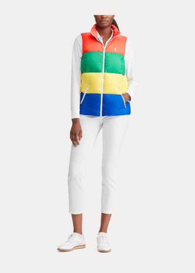 Chaleco Ralph Lauren Mujer Multicolor - Color-Blocked Down - TKOEP4135